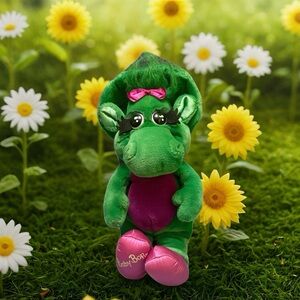 Baby Boop Barney And Friends vintage 1992 plush Toy Lyons Group